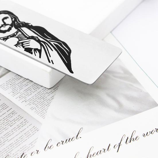 Забавная закладка с кисточкой, гладкая, нержавеющая, устойчивая к коррозии, маркер для страниц для скрапбукинга, украшение для закладки