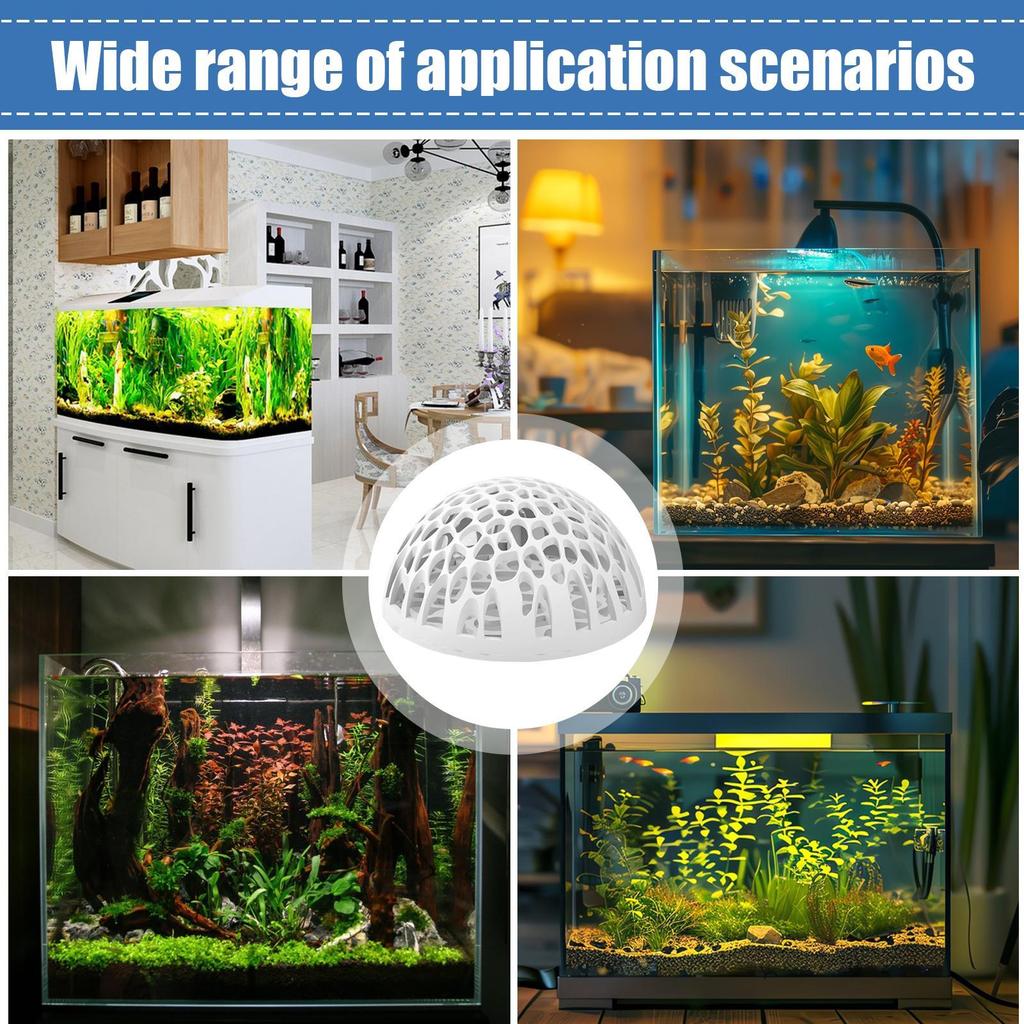 2 шт. Купол-укрытие для креветок, Укрытие для петушка, Место для отдыха креветок, Укрытие для размножения, Украшение для аквариума для гуппи и мелких рыб