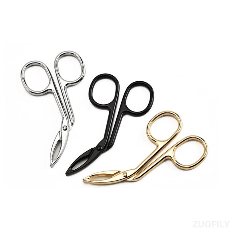 1 шт., пинцет для бровей типа ножниц, съемник для тонких волос, бровей, носа, удаления волос из нержавеющей стали, инструменты для макияжа, аксессуары