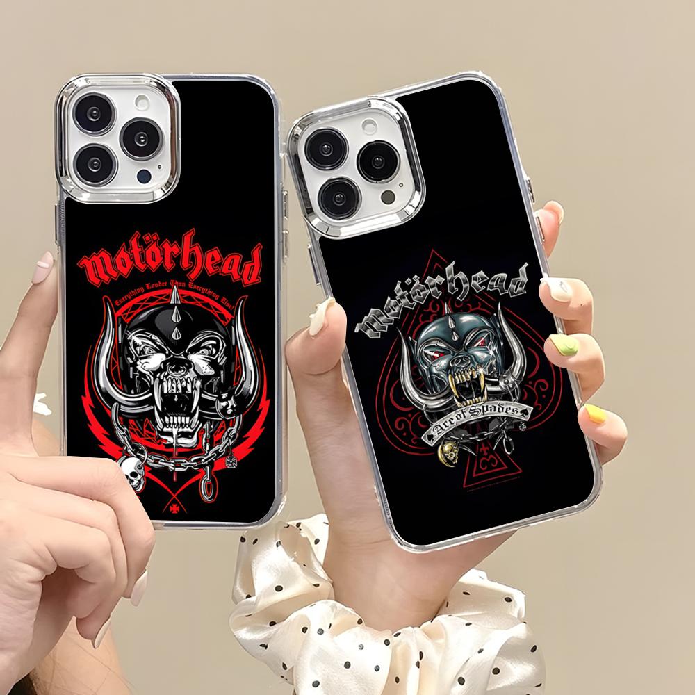 Band-M-M-Motorhead Phone Case For IPhone 17 Air 16 15 14 13 12 11 Pro Pro Max Plus Transparent Soft Cover