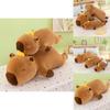 Adorable Water Capybara Plush Pillow Perfect For Cozy Bedtime Snuggles And Decor