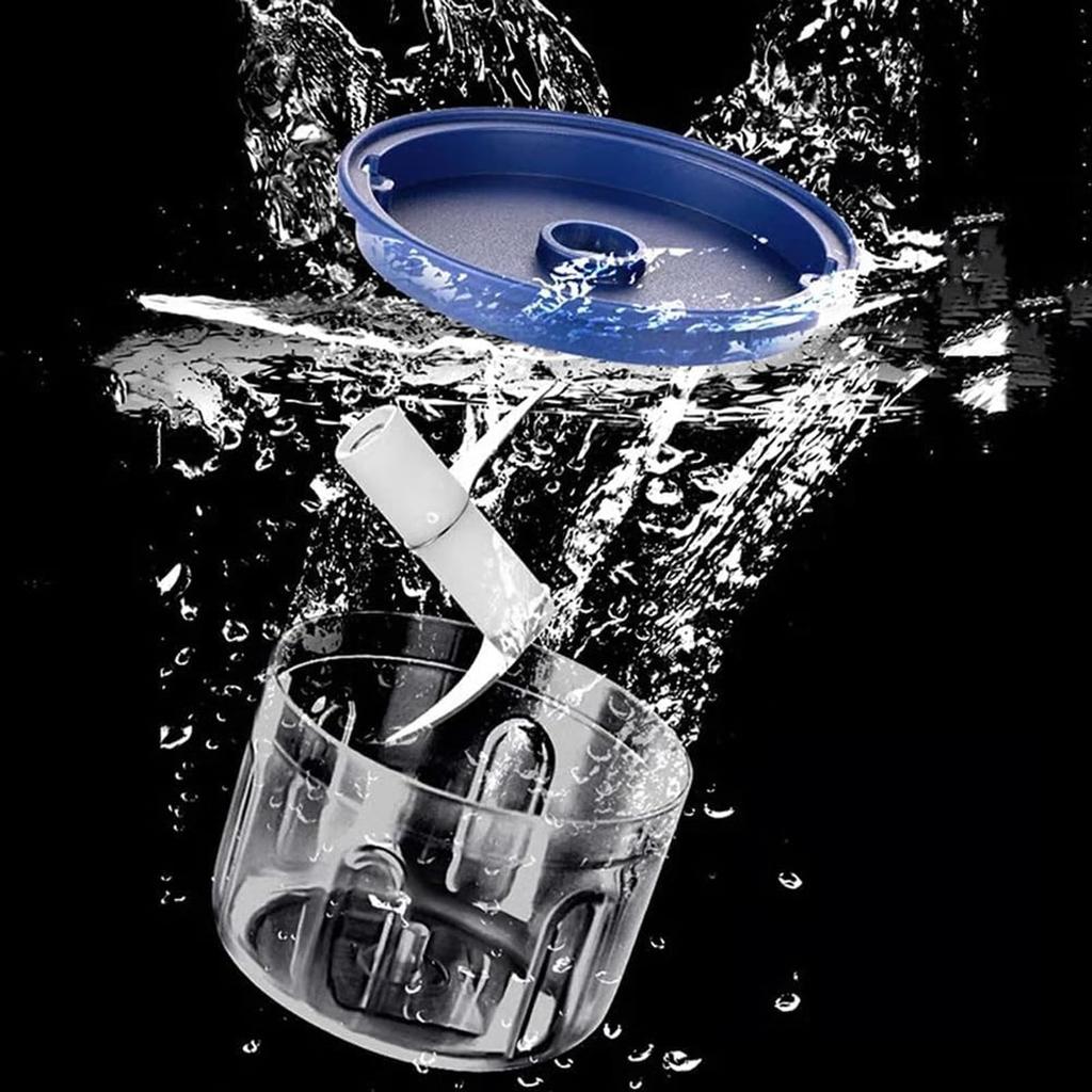 Электрический измельчитель чеснока, Портативный измельчитель, 300 мл чеснока, Беспроводной пищевой , 304 нержавеющая сталь ,