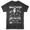 Halloween - Myers W Front Of House - Front Print Adult Solid T-Shirt - Smoke
