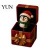 Funny Desk Accessory Christmas Magic Pop-Up Gift Box, Cute Reindeer Santa Claus Gingerbread Prank Humorous Holiday Stocking Stuffer Reusable