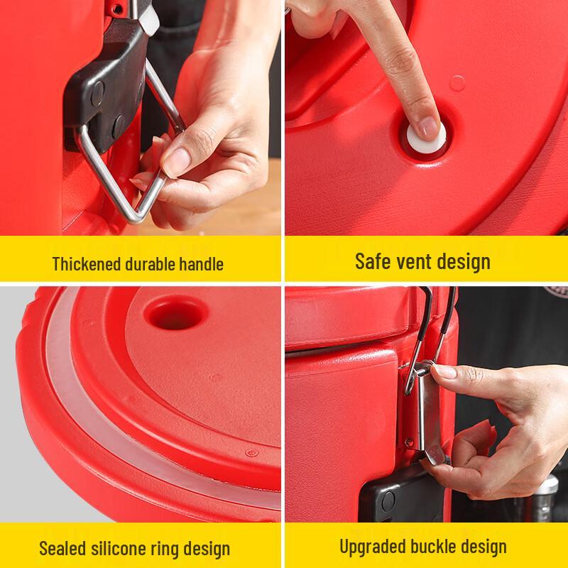 Double-Layer Insulated Food Transport Container