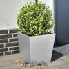 VidaXL Planters 2 Pcs 40x40x40 Cm Galvanized Steel, Outdoor Planter, Flower Box, Garden Box 851063