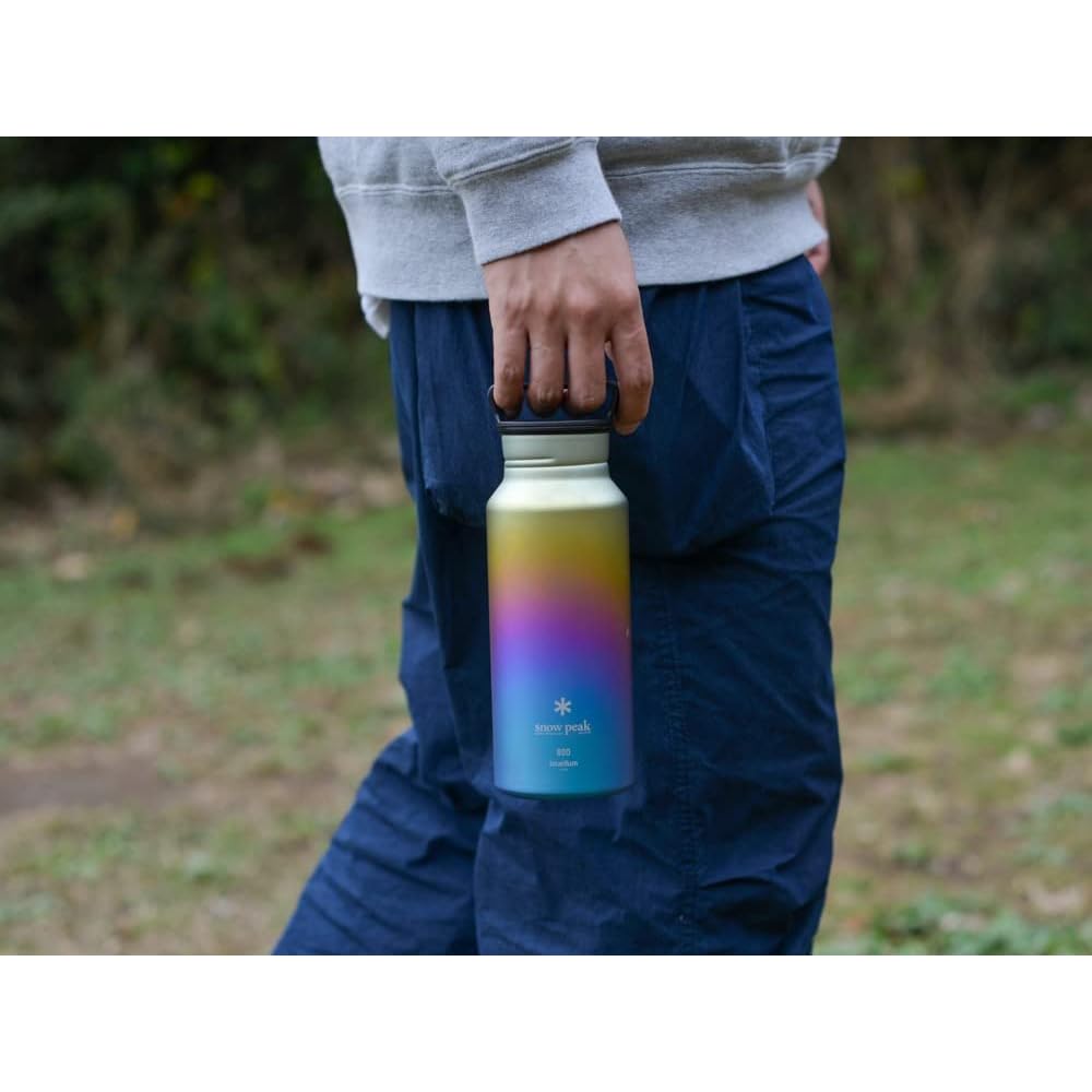 Snow Peak Aurora Bottle 800 Rainbow 800ml Water Bottle