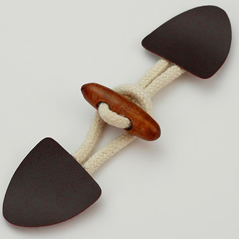 10 шт. Пуговицы-оливки Деревянные тоглы Швейное рукоделие DIY Аксессуары Совместимые с одеждой Пальто Куртка Блейзер Сумка 2 отверстия Принадлежности