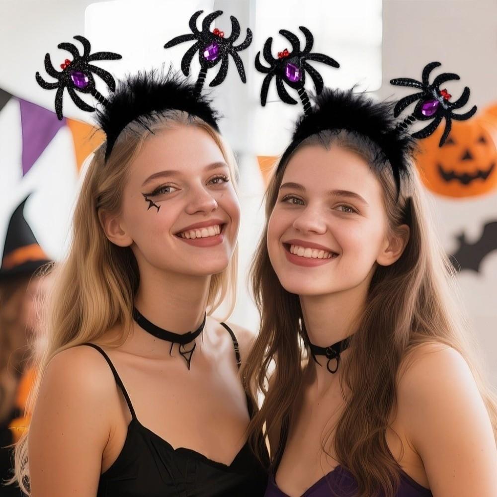 Spider Ghost Halloween Party Hair Hoop Vegetables Ghost Festival Headpiece  Kids Children Adult