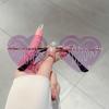 Rimless Heart Shaped Sunglasses Fashion Cute Hollowed Decor Rave Shades Women Trendy Brand Design Vacation Sun Glasses