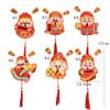 Festive Chinese God of Wealth Fridge Magnets Traditional New Year Fridge Stickers  Spring Festival