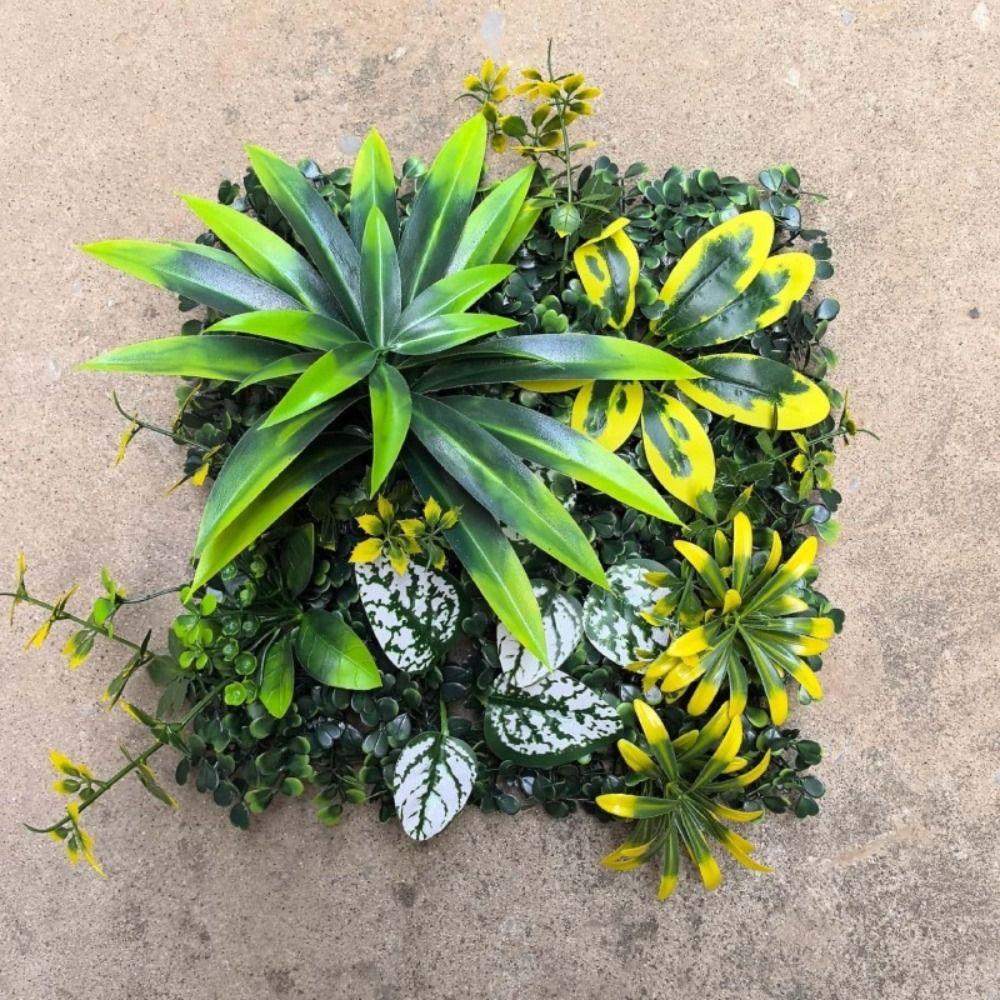 Вечная жизнь Искусственная стена из растений Панель Сделай сам Искусственный папоротник Трава Ширма для конфиденциальности