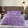 Легкий роскошный комплект постельного белья из четырех предметов из утолщенного хлопка, длинноволокнистый хлопок с вышивкой и начесом, пододеяльники