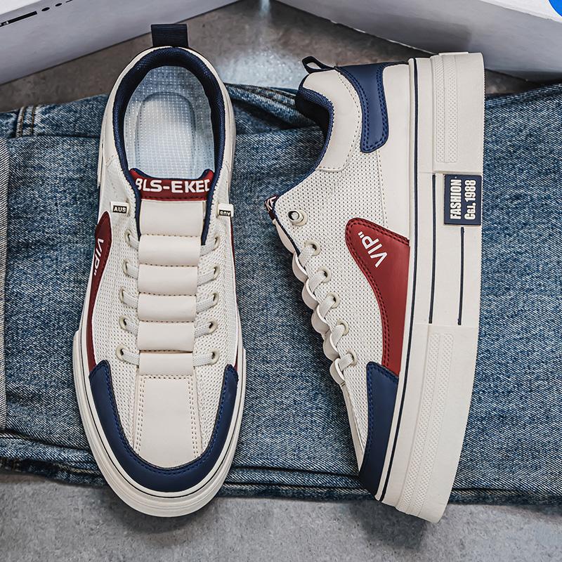 Мужская мода, повседневная низкая обувь для скейтбординга, удобные кроссовки для мальчиков, студенты, трендовая мягкая подошва, классическая дышащая нескользящая спортивная обувь
