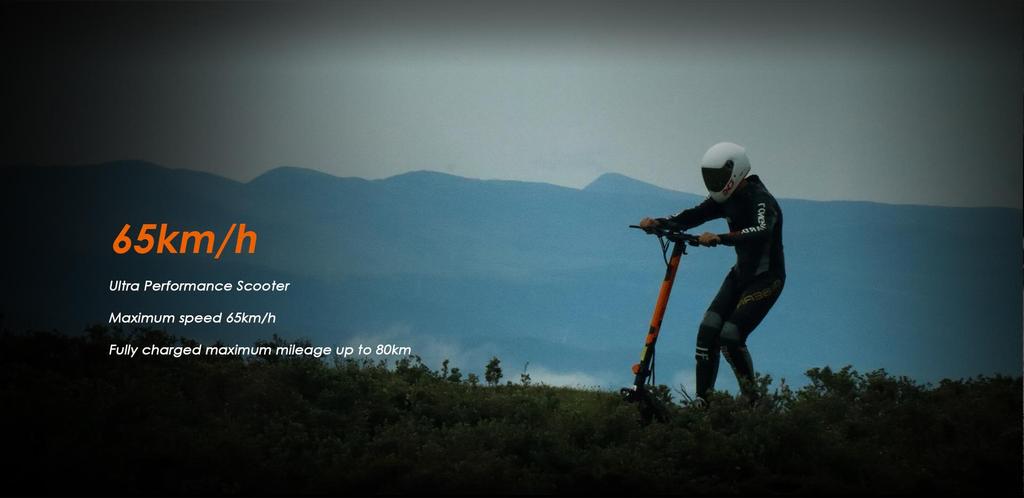 Kukirin G3 Pro Electric Scooter 1200W*2 Motor 52V23.4Ah Battery 65km/h Max Speed 80km Max Range