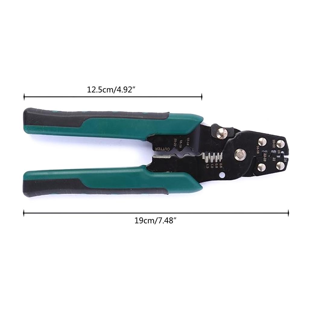 Изолированные клещи для обжима клемм с 320 шт. электрических соединителей RNB/SNB клеммы для проводов 0,5-4 мм наконечники проводов