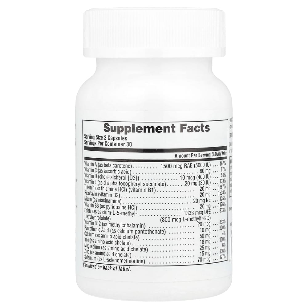 Nature's Plus Procreation Female Fertility Support Vegetarian Capsules, 60 Count