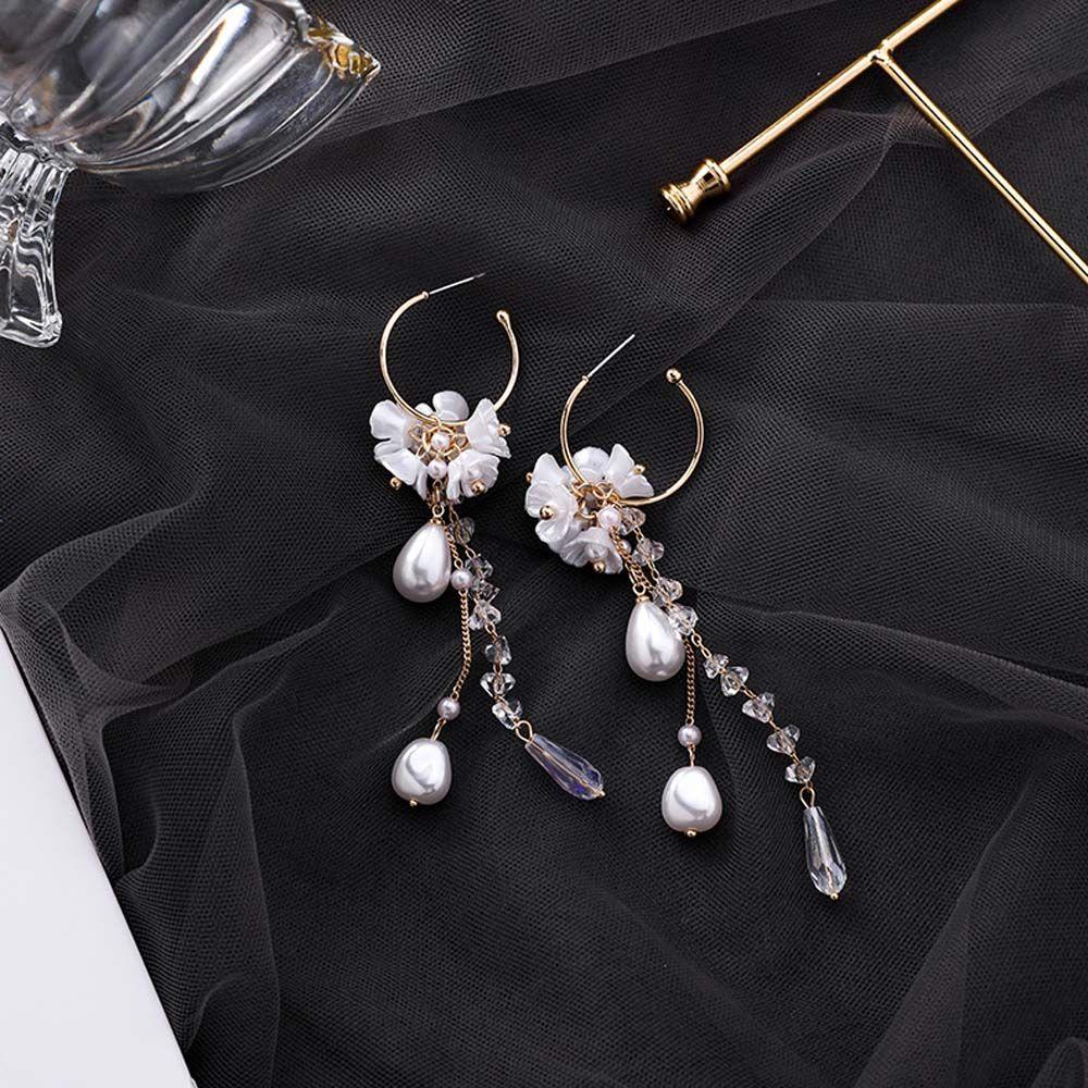 Water drop Fringed Fairy Vintage Wedding Drop Earrings Dangle Earrings Jewelry Tassels Earrings