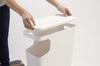 Yamazaki Dust Box & Side Table White W38 X D18.5 X H45 Cm Tower Tower Trash Can Night Table 3988
