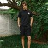 Goxo Men S Round T ShirT Black Swag carT