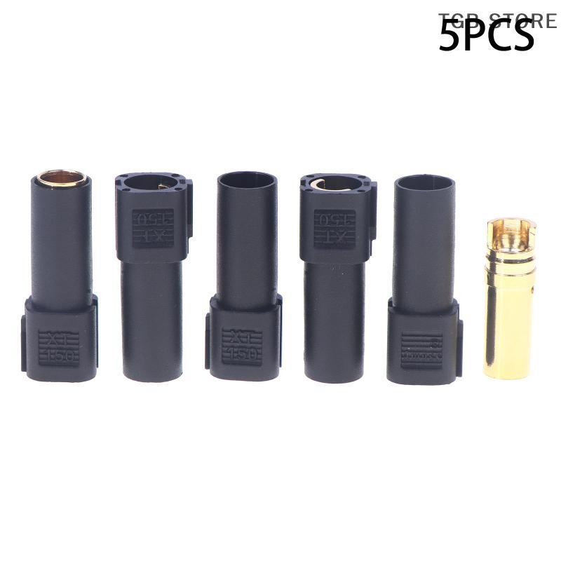 5PCS Amass XT150 Male Female Bullet Connector Adapter Plug Set 6mm 130 High Rated Amps For RC LiPo Battery