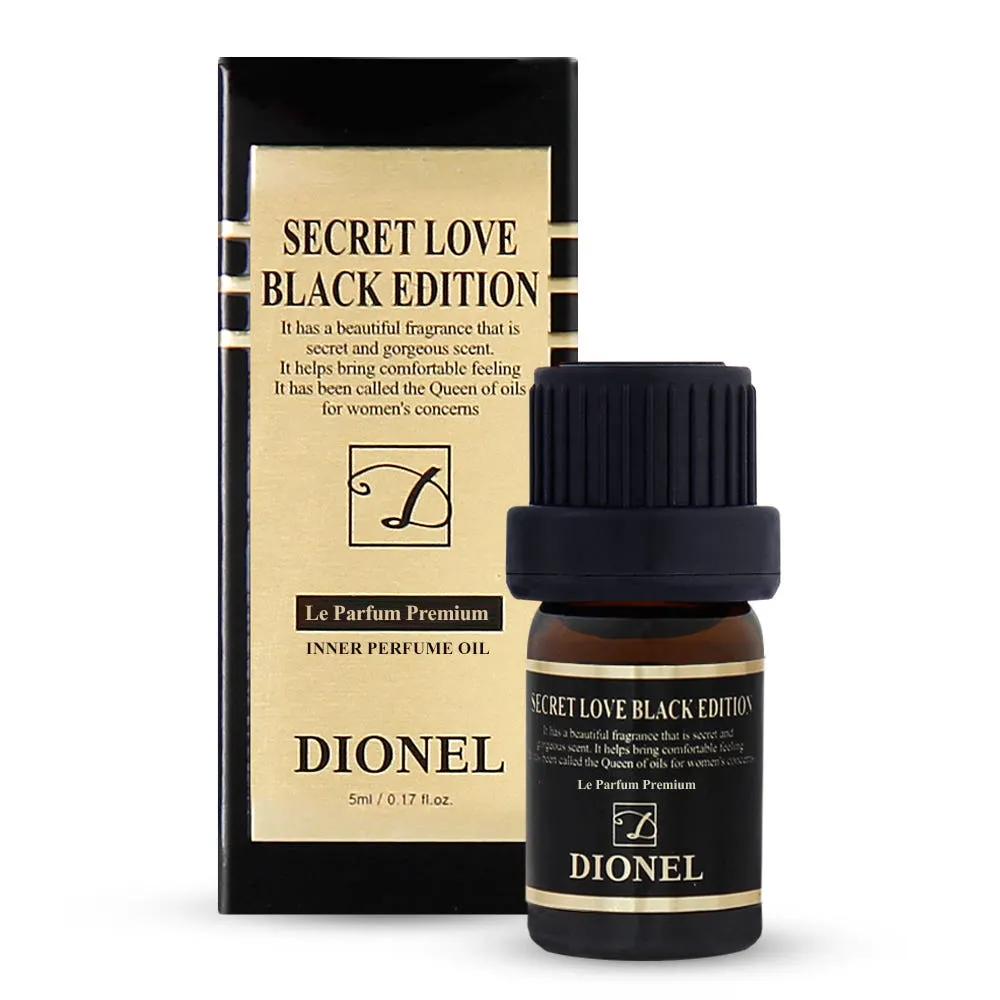 Dionel Secret Love Feminine Hygiene Perfume Cleanser Black Edition 5ml