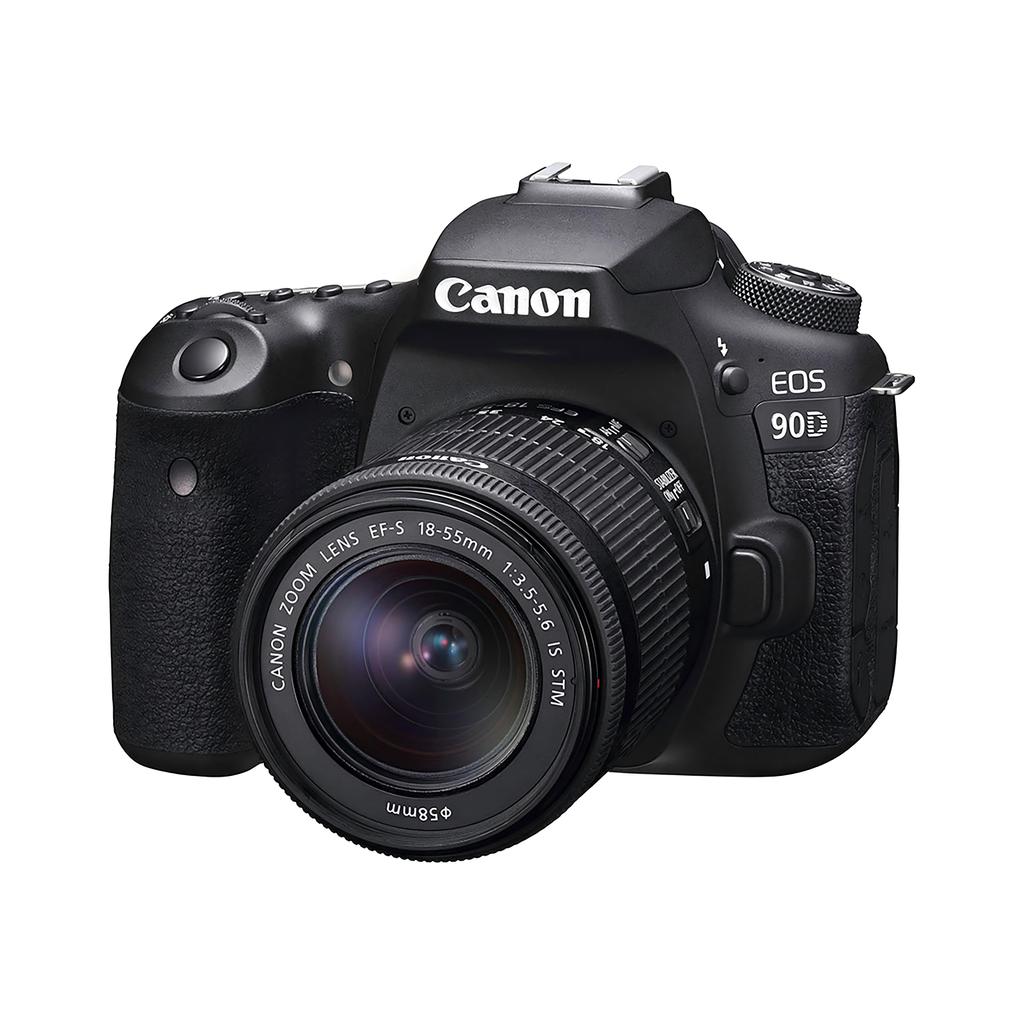 Canon Цифровая зеркальная фотокамера EOS 90D + зум-объектив EF-S 18-55 мм f/3.5-5.6 IS STM