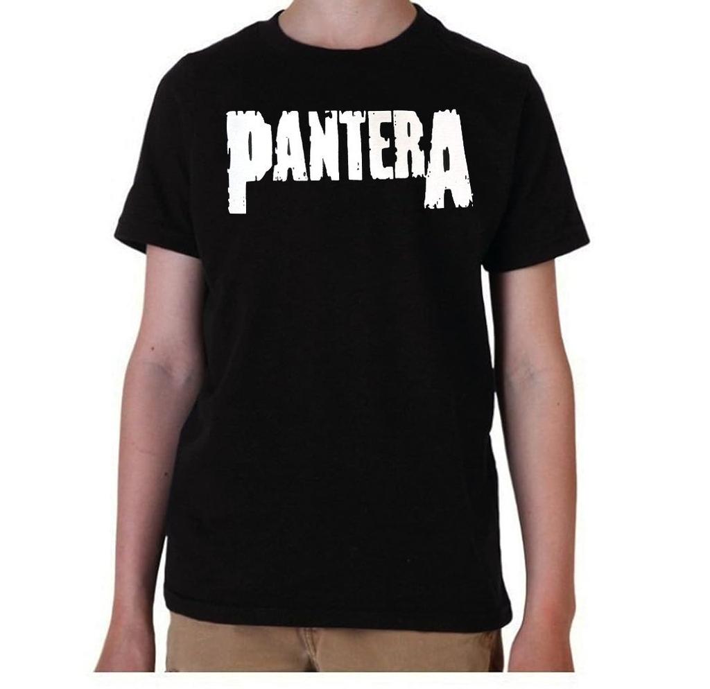 Pantera L Punk Rock Band Youth's Black T-Shirt