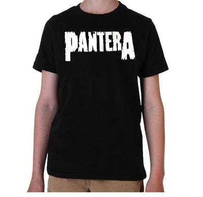 Pantera L Панк-рок группа Молодежная черная футболка