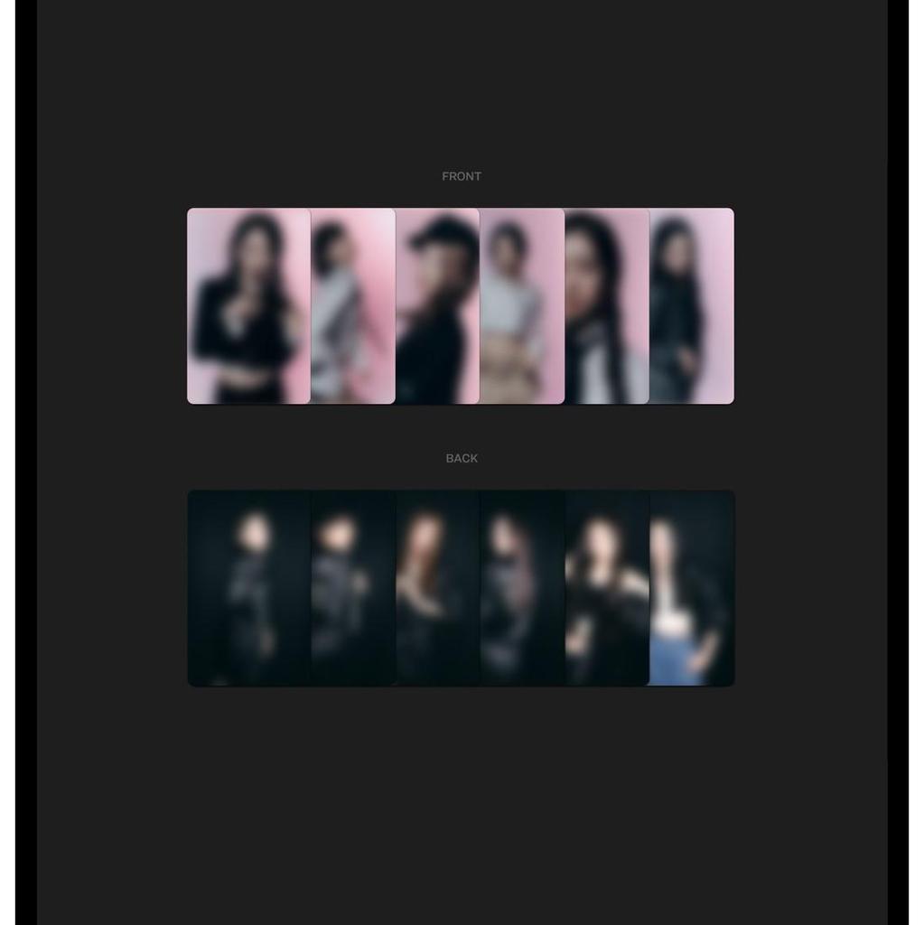 LE SSERAFIM FEARLESS Monoghrome Bouquet