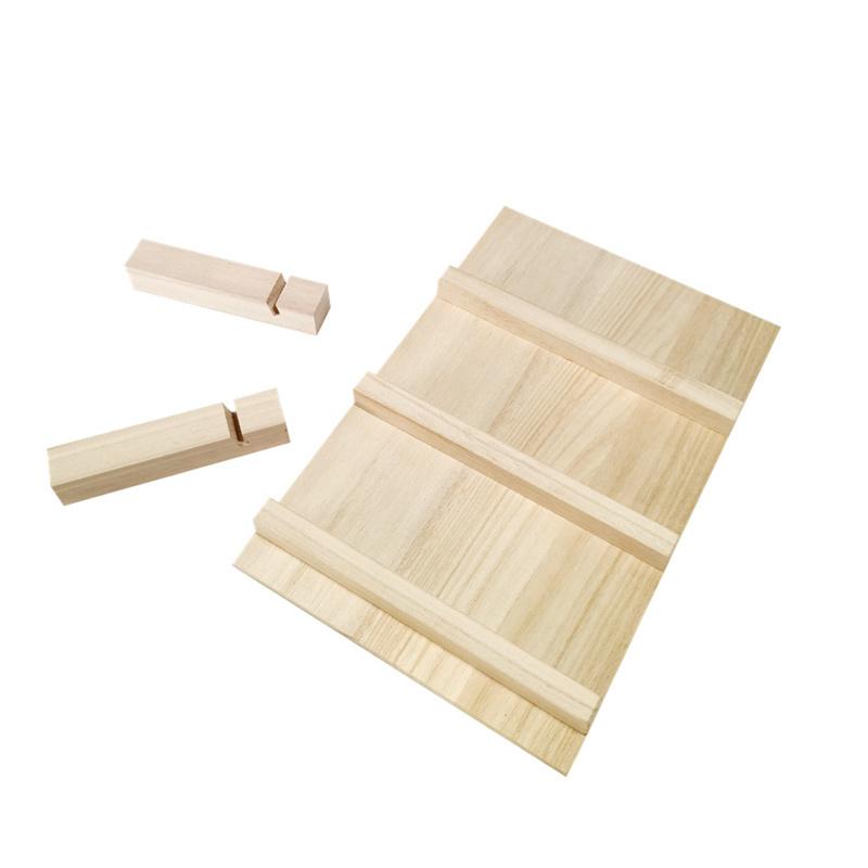 Деревянная многоярусная стойка для серег-гвоздиков, реквизит для демонстрации, стойка для хранения ювелирных изделий, настольная стойка для серег