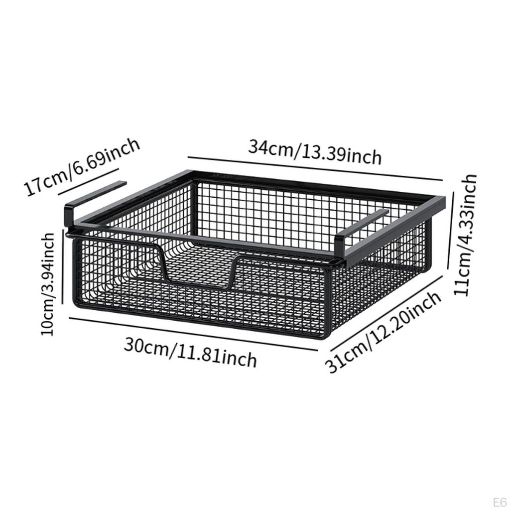 For Underwear, Space-saving Basket Under The Shelf