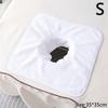 35*35Cm 40*80Cm Thickened Coral Velvet Beauty Spa Massage Face Towel With Hole Bed Bandana Massage Table Planking Cosmetic Towel