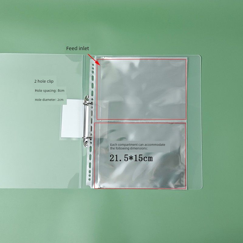 Jieyi Thin Stripe Folder Hole Distance Loose-Leaf