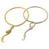 Metal Iron Zinc Zinc Alloy Women Snake Necklace Cool Street Necklace Clavicle Chain  Couple