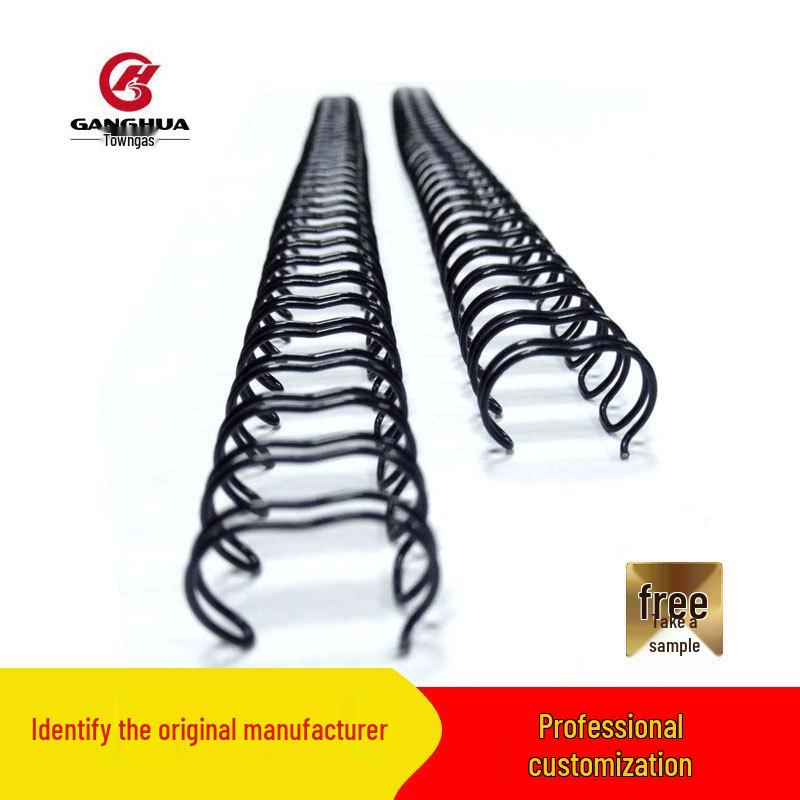 Кольца двойной проволоки с ПВХ-покрытием для календаря, 2:1 шаг, 23 зуба, металлический материал