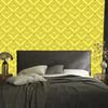 Wallpaper Geometric rhombuses background yellow, center yellow 50x1000