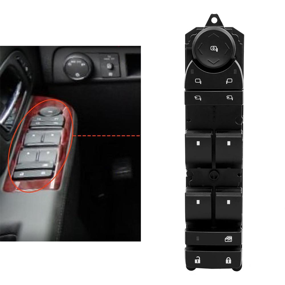 Master Window Switch For Chevy Silverado 2007-2014 1500 2500HD 3500HD