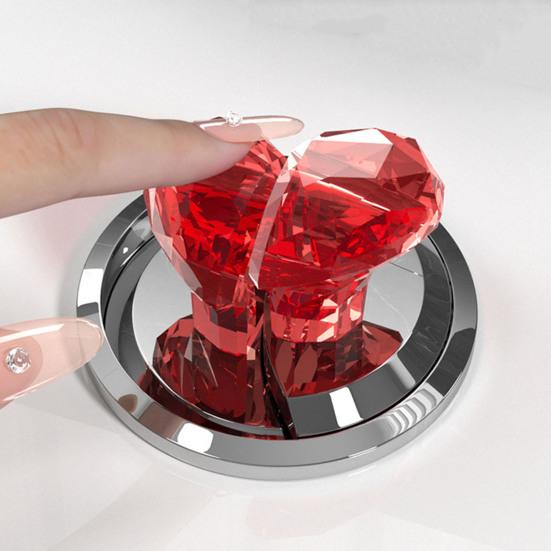 Love Heart Shaped Toilet Tank Button Bathroom Decor Flush Replacement Aid for Toilet Press Multifunctional Cabinet Drawer Handle