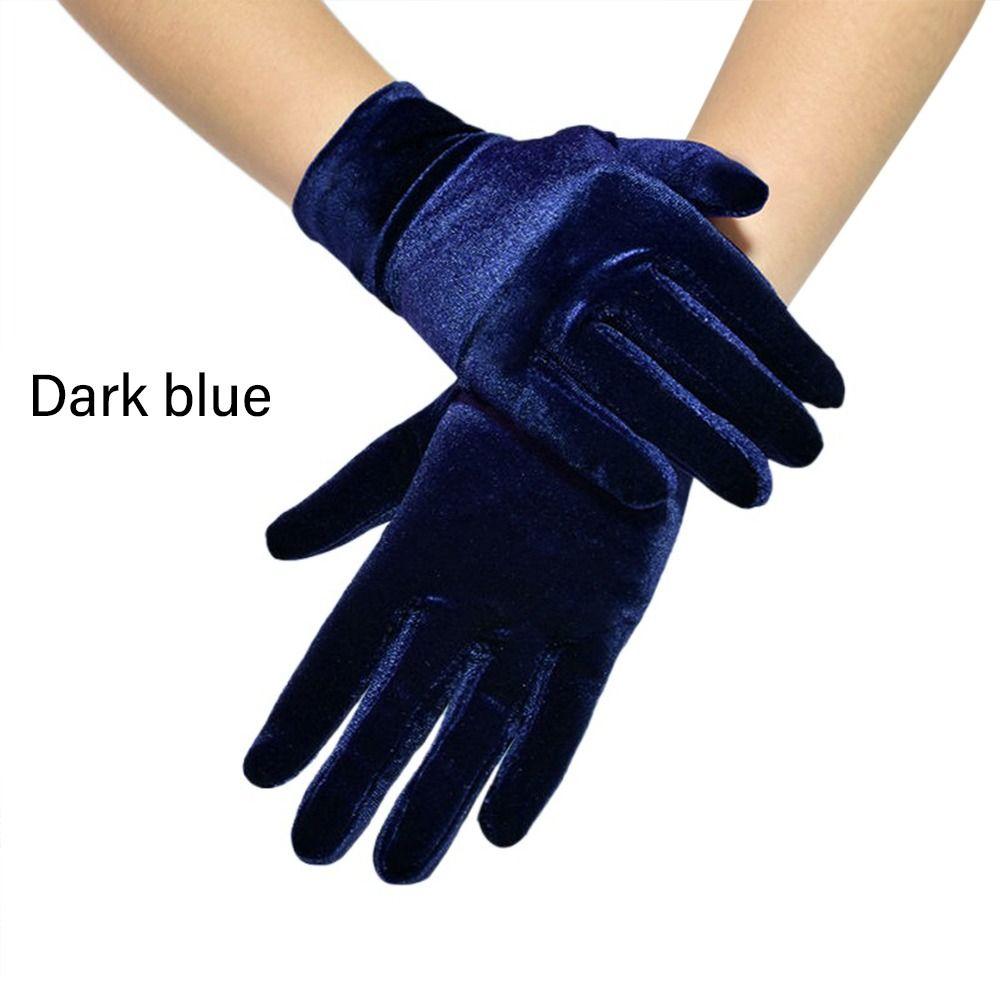 Halloween Autumn Winter Female Full Finger Velvet Full Finger Gloves Warm Gloves Mittens