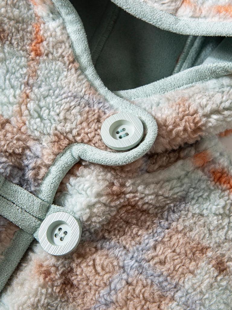 Зимнее детское пальто из овечьей шерсти 2025: Модная замшевая верхняя одежда для мальчиков и девочек