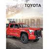 1/24 TOYOTA Tundra TRD Пикап Внедорожный литой сплав Миниатюрная игрушечная модель автомобиля с инерционным механизмом, звуком и светом, коллекция подарков для мальчика
