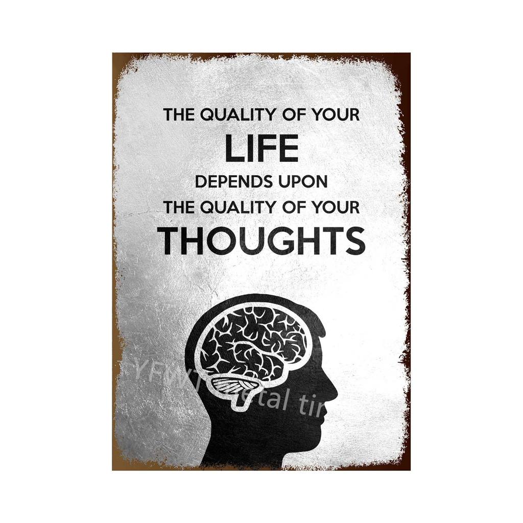 Делай все возможное и работай усердно Мотивирующая цитата Металлическая жестяная вывеска Художественные постеры Декоративная настенная картина для офиса Домашний декор