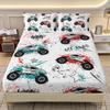Разнообразный гоночный узор матрас трехкомпонентный цифровая печать комплект постельного белья для пары