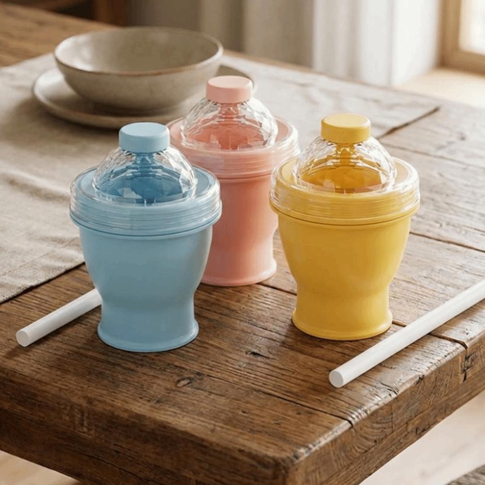 Collapsible 2-in-1 Ice Mold Cup Food Grade Silicone Ice Ball Maker for Juice Drinks