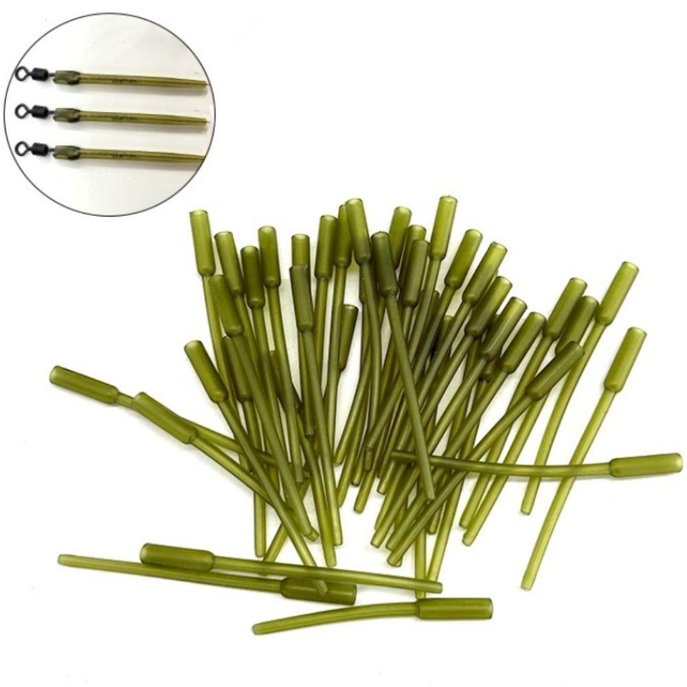 50 шт. Концевые трубки Рыболовные свинцовые клипсы Резиновые рыболовные концевые трубки Снасти Рыболовные инструменты