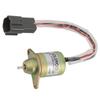 Gold Fuel Shut Off Solenoid Iron Shutdown Solenoid Valve Durable Engine Stop Solenoid