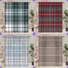 2 шт. - клетчатые шторы с принтом - материал полиэстер - подходит для спальни, гостиной, кабинета, личного пространства