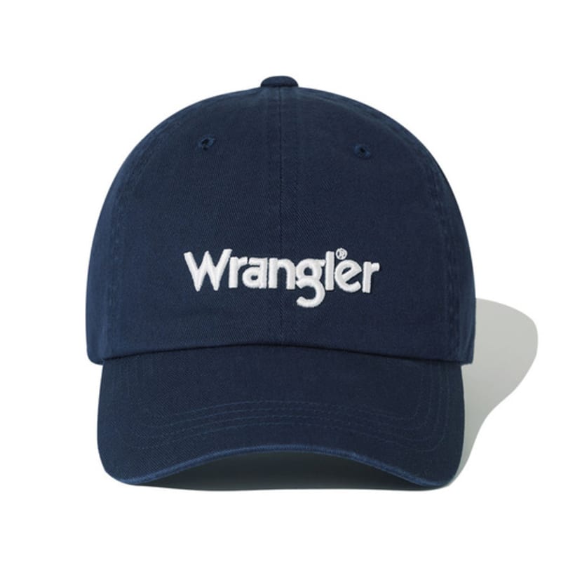Wrangler Basic Cabelogo Выстиранная бейсболка темно-синяя