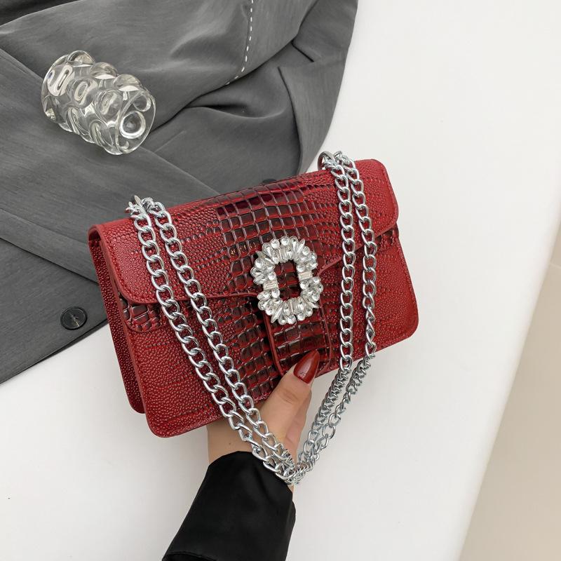 Повседневная и модная наплечная сумка, красивая цепочка, маленькая сумка, женская новая весенняя сумка-мессенджер, персонализированная маленькая квадратная сумка